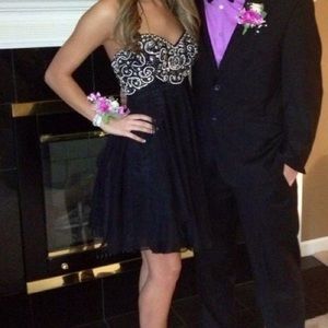 Sherri Hill Black Homecoming/Prom dress